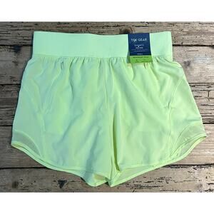 Tek Gear Women’s Size S Neon Green Mid Rise Workout Shorts NWT